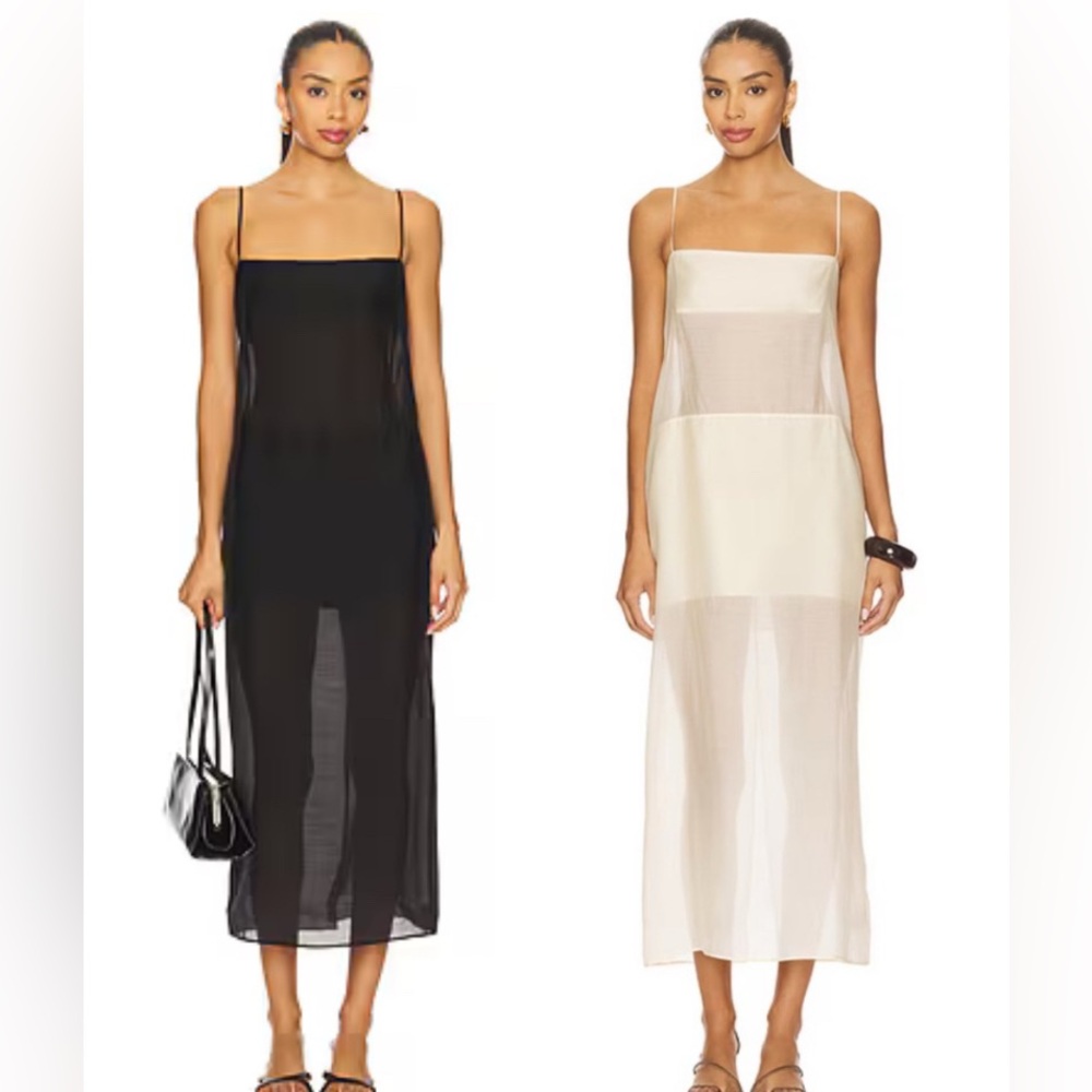 NWT EAVES x Coco Ettore Maxi Dress in Black - XS